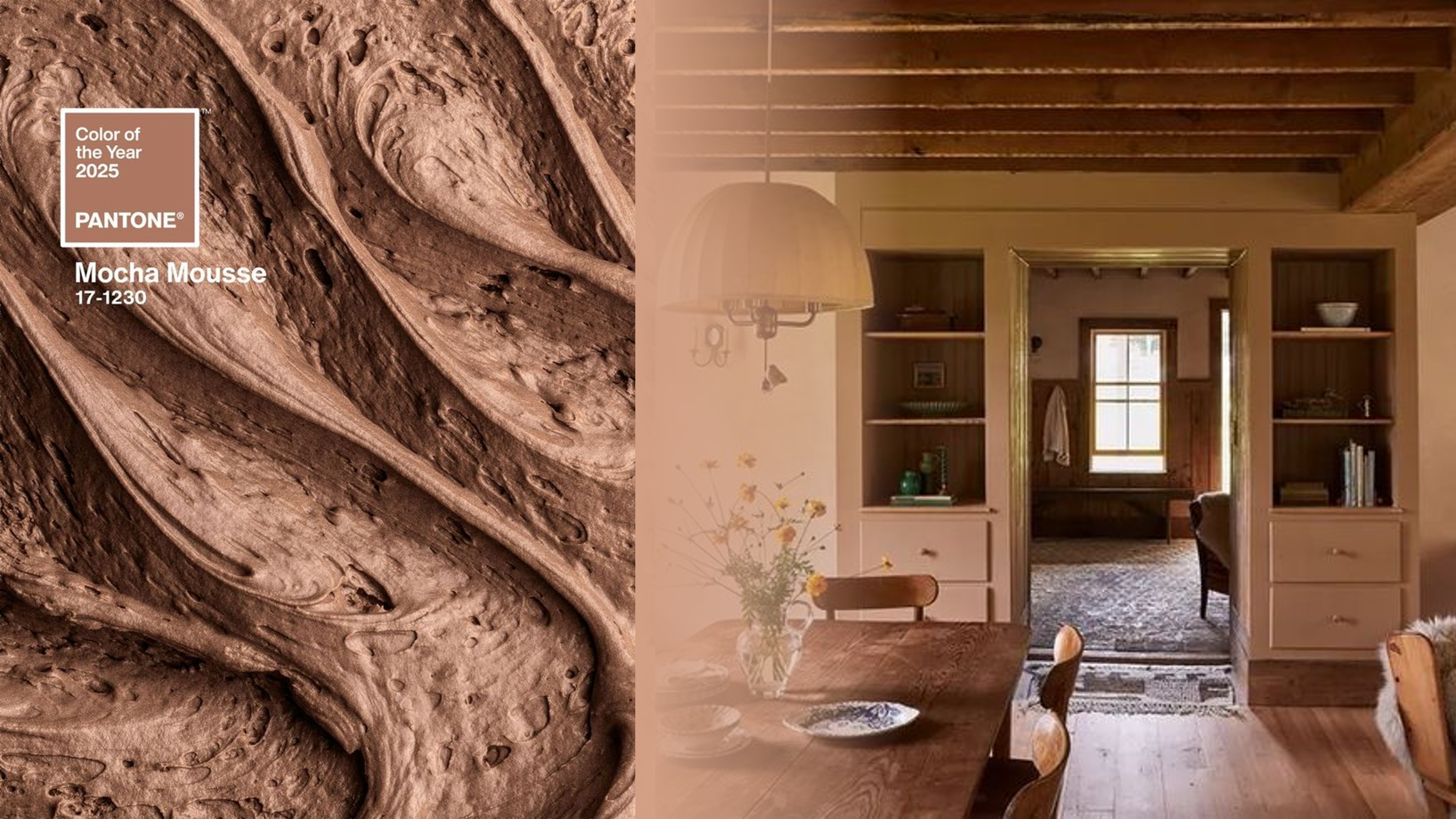 The Mocha Mousse Aesthetic: 10 Stunning Interiors Capturing Pantone’s 2025 Color of the Year